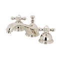 Kingston Brass KS3966AX 8" Widespread Bathroom Faucet, Polished Nickel KS3966AX